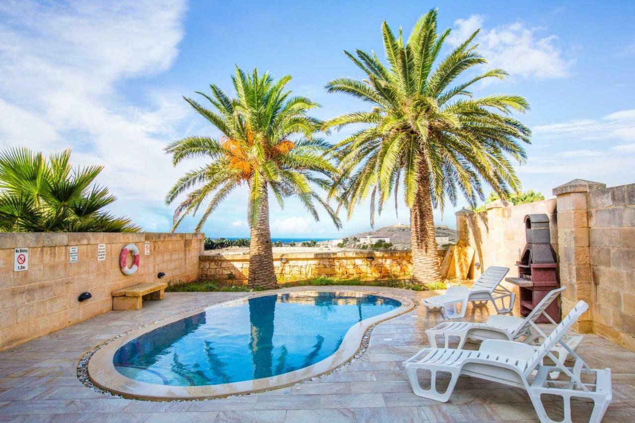 Il-Palma Holiday Farmhouse With Sunny Private Pool In Island Of Gozo Għarb Екстериор снимка
