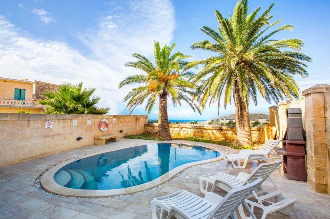 Il-Palma Holiday Farmhouse With Sunny Private Pool In Island Of Gozo Għarb Екстериор снимка